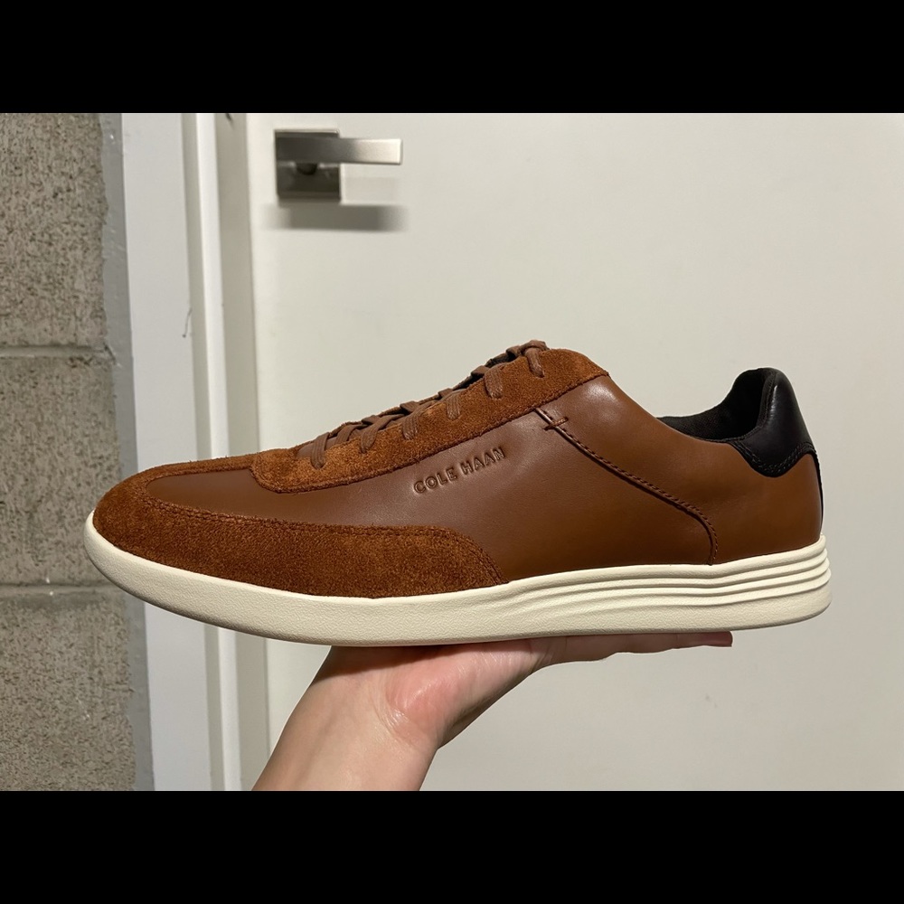Cole Haan leather men’s sneakers. Brand new
